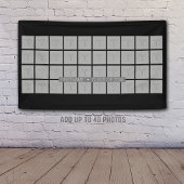 Banderoles Thème de graduation avec 40 photo - Peut modifier 