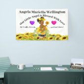 Banderoles Thème de tournesol de bébé précieux (Salon professionnel)