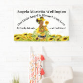 Banderoles Thème de tournesol de bébé précieux (En situation)