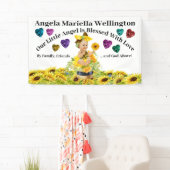 Banderoles Thème de tournesol de bébé précieux (En situation)