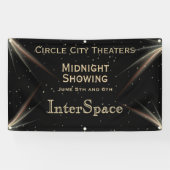 Banderoles Thème Espace Conception de texte personnalisée (Horizontal)