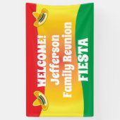 Banderoles Thème Fiesta Reunion familiale (Vertical)
