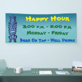 Banderoles Thème hawaïen tropical de Tiki (Salon professionnel)