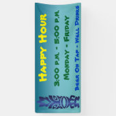 Banderoles Thème hawaïen tropical de Tiki (Vertical)