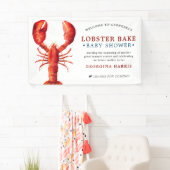 Banderoles Tide rouge| Gâteau de homard| Baby shower (En situation)