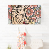 Banderoles Tigre blanc (En situation)