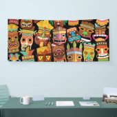 Banderoles TIKI Pattern 5 (Salon professionnel)