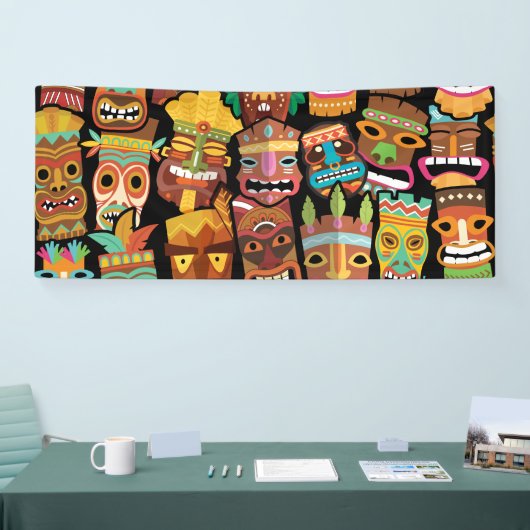 Banderoles TIKI Pattern 5 (Salon professionnel)