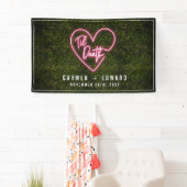 Banderoles Til Death Mariage Neon Heart (En situation)