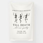 Banderoles Till Death Do Us Party Bachelorette Week-end (Verticale)