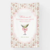 Banderoles 'Tini Bit Ancien Martini Coquette Anniversaire (Verticale)