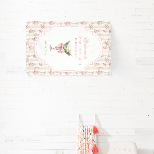 Banderoles 'Tini Bit Ancien Martini Coquette Anniversaire (Insitu)