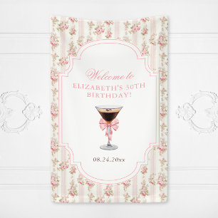 Banderoles 'Tini Bit Older Espresso Martini Coquette Annivers
