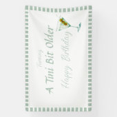 Banderoles Tini Bit Older - Thème Olive & Drink (Verticale)