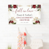 Banderoles Tomber dans l'amour Automne Floral Citrouille douc (En situation)