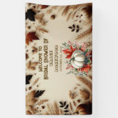 Banderoles Tombez Amoureux Citrouille Campagne Rustique Enter (Vertical)