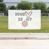 Banderoles Ton coeur est mon boussole (En situation)