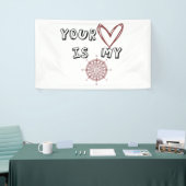 Banderoles Ton coeur est mon boussole (Salon professionnel)