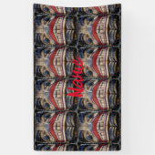 Banderoles Tonnerre à visage totem (Vertical)