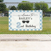 Banderoles Too Cool 2nd Birthday Welcome Banner (En situation)