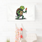Banderoles Tortue zombie (En situation)
