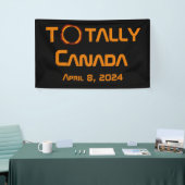 Banderoles Total Canada 2024 Éclipse solaire (Salon professionnel)