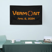 Banderoles Totalement Vermont 2024 Solar Eclipse (Salon professionnel)