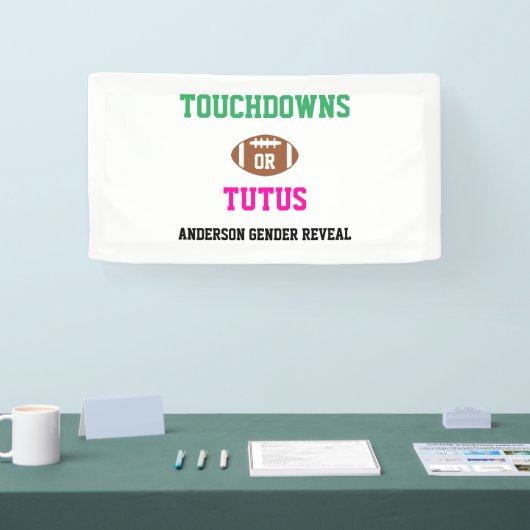Banderoles Touchdowns ou Tutus Genre Reveal (Salon professionnel)