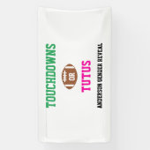 Banderoles Touchdowns ou Tutus Genre Reveal (Verticale)