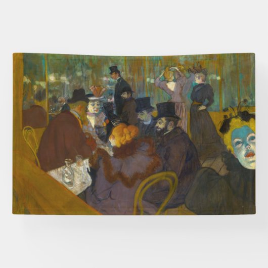 Banderoles Toulouse-Lautrec - Au Rouge (Horizontal)