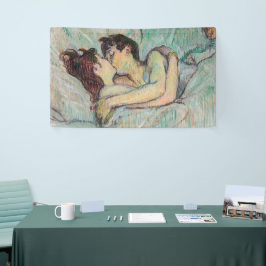 Banderoles Toulouse-Lautrec - En Lit, Baiser (Salon professionnel)