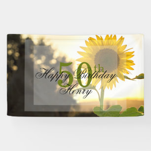 Banderoles Tournesol 50e anniversaire