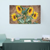 Banderoles Tournesol Papillons Rustic Barque (Salon professionnel)