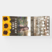 Banderoles Tournesol rustique 2023 - Porte photo (Horizontal)