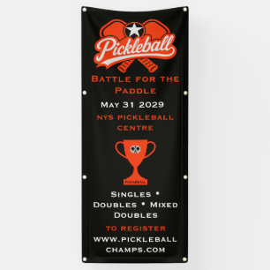 Banderoles Tournoi de compétition de pickleball