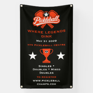 Banderoles Tournoi de compétition de pickleball