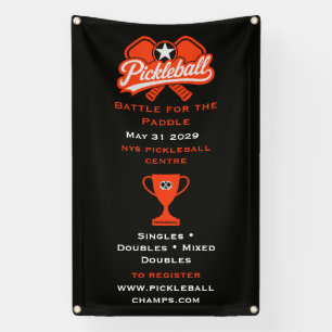 Banderoles Tournoi de compétition de pickleball