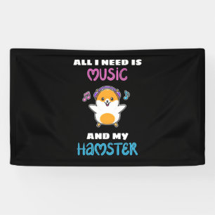 Banderoles Tout Ce Dont J'Ai Besoin, C'Est De Musique Et De H