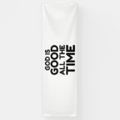 Banderoles tout le temps, Dieu est bon (Vertical)