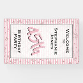 Banderoles Toute fête d'anniversaire d'âge - pâlissez - (Horizontal)