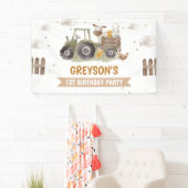 Banderoles Tractor Farm Birthday Party Animals Barn (En situation)