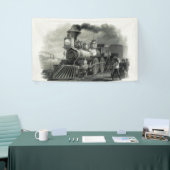 Banderoles Train à vapeur vintage (Salon professionnel)