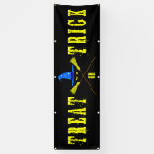 Banderoles Traite D'Halloween Ou Trick (Vertical)