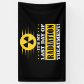 Banderoles Traitement de radiothérapie de dernière journée Ca (Vertical)