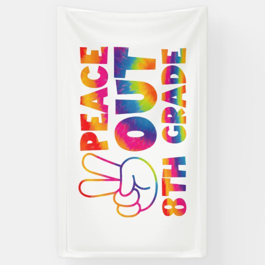 Banderoles Tranquillité 8e année Teinture Jour Dernier 8e ann (Vertical)