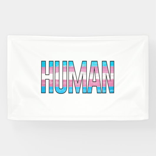Banderoles Trans Humain (Horizontal)