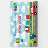 Banderoles Transport (Camion d'avion de train de voiture) (Vertical)