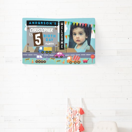 Banderoles Transport photo d'anniversaire (Insitu)