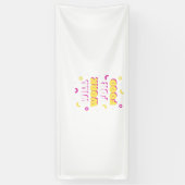 Banderoles Travaillera pour la nourriture blanche (Vertical)