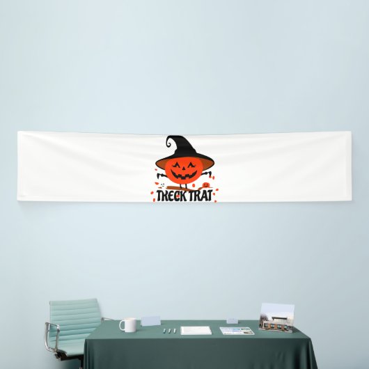 Banderoles Treck Trat Citrouille Sourire (Salon professionnel)